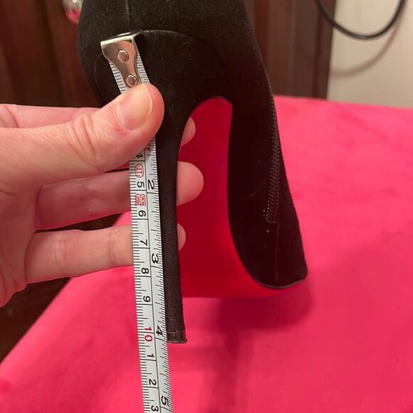 Authentic Christian Louboutin So Kate Black Booties Sz 37.5 - Picture 14 of 14